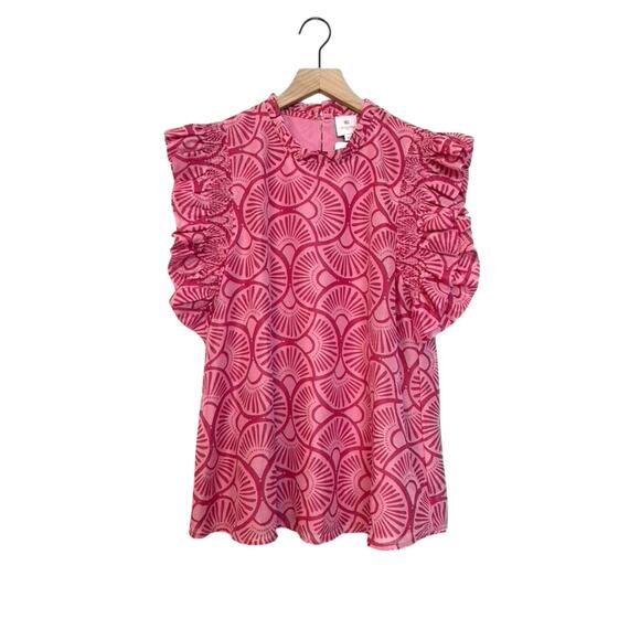 Jill Marie Boutique Tops - NWT J. Marie Millie Ruffle Sleeve Blouse